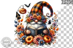 Halloween Gnome Sublimation - Clipart PNG Design Product Image 1