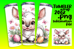 Creative 20oz Tumbler Template , Cute Easter Product Image 1