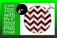 Glitter Stripe Round Design Art for Keychain Product Image 1