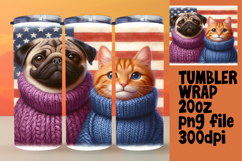 Trendy 20oz Tumbler Wrap File , Dog and cat Product Image 1