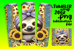 CLASSY PNG Tumbler Design 20oz , Cute Animals Product Image 1