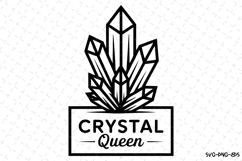 Crystals Queen Svg | Halloween Svg | Svg Cut Files Product Image 1
