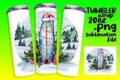 20oz Tumbler Wrap for Personalization , Holiday Product Image 1