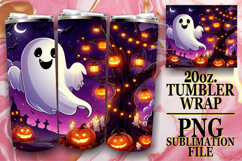 Happy Moments 20oz tumbler wrap, Ghost Product Image 1