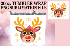 GIFT OF CHEER 20oz TUMBLER WRAP, Cute Christmas Product Image 1