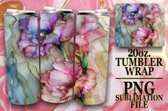 Golden Petal Tranquility 20oz Tumbler Collection Product Image 1