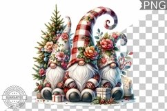Christmas Gnome Sublimation - Clipart PNG Design Product Image 1