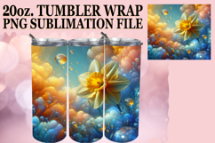 RADIANT ENCOUNTERS 20oz TUMBLER WRAP, 3D Flower Product Image 1