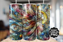 Stained On Stained Glass Tumbler Warp - Tumbler Design Product Image 1