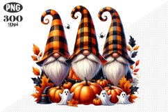 Halloween Gnomes Sublimation - Clipart PNG Design Product Image 1