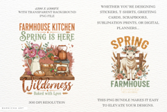 Spring Rustic Farm Sublimation Clipart Product Image 2