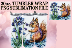 WHIMSICAL SUBLIMATION 20oz TUMBLER WRAP, Animals Product Image 1