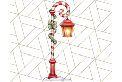 Peppermint Candy Cane Clipart PNG, Christmas Sweet Street Product Image 5