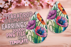 Lovely Teardrop Design for DIY Projects , Flowers Product Image 1