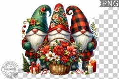 Christmas Gnome Sublimation - Clipart PNG Bundle Product Image 4
