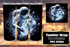 Sublimation File for 20oz Tumbler , Astronaut Product Image 1