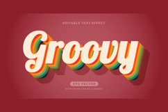 Vintage editable text effect style vector Product Image 2