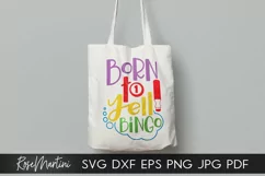 Born To Yell Bingo SVG Bingo game Bingo lover Product Image 2