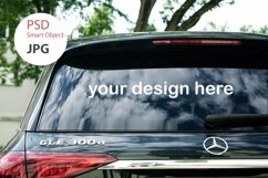 Car decal mockup, vinyl decal mock up, car stickers psd Product Image 1