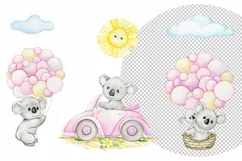 watercolor koala clip art Baby Koala. Auto balloon little an Product Image 3