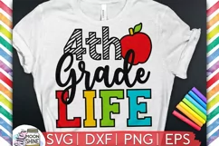 4th Grade Life SVG DXF PNG EPS Cutting Files Product Image 1