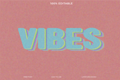 Colorful Vibes Text Graphic for Design Projects Product Image 1