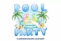 pool party Gnomes couple love Png, Summer Design, Summer Gno Product Image 1