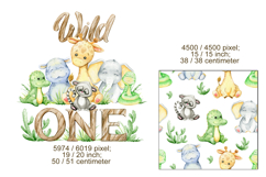 African Animals Sublimation Digital Paper Set Product Image 2