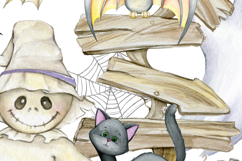 Halloween seamless pattern clipart Product Image 4