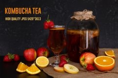 Homemade fermented raw kombucha tea with fruit flavorings Product Image 1