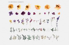 Watercolor Sunflower Clipart Collection Product Image 8