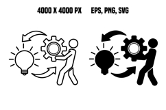 Idea Execution Icons Product Image 1