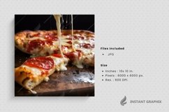 Freshly Italian pizza with Mozzarella cheese slice Product Image 1