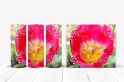 Spring Tulip Photo for Skinny Tumbler Wrap PNG Product Image 2