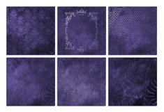 Valentines Purple Digital Paper Product Image 3
