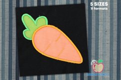 Green and Red Carrot Applique Product Image 1