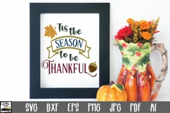 Season to be Thankful SVG Cut File - Fall Farmhouse SVG Product Image 1