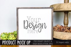 Autumn square sign MOCK UP | PSD & JPG Product Image 1