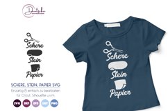 Schere Stein Papier SVG Product Image 1