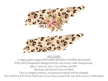 Tennessee sublimation. Leopard Tennessee clipart- png files Product Image 5