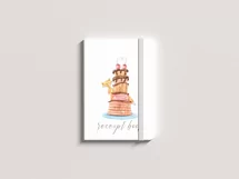 Watercolor cute fox clipart. Cake illustration in png format Product Image 4