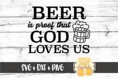 Beer Is Proof That God Loves Us - Oktoberfest SVG PNG DXF Product Image 2