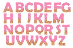 Alphabet sweet cut file designs JPGE/ PNG files Product Image 2