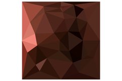 Saddle Brown Abstract Low Polygon Background Product Image 1