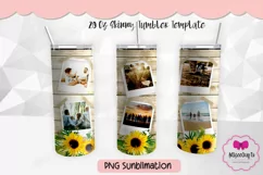 20oz Skinny Tumbler Template|Photo Tumbler Product Image 1