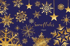 Christmas Snow Clipart, Snowflakes png, Snow Clipart Product Image 1