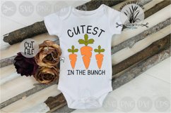 Cutest Carrot In The Bunch, Vegetables, Crunch, Cut File SVG Product Image 1