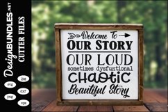 Welcome To Our Story SVG Product Image 1