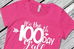 It's the 100th day of School yall SVG Sublimation PNG Product Image 4