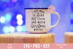 Hot Cocoa And Christmas Movies SVG Product Image 2